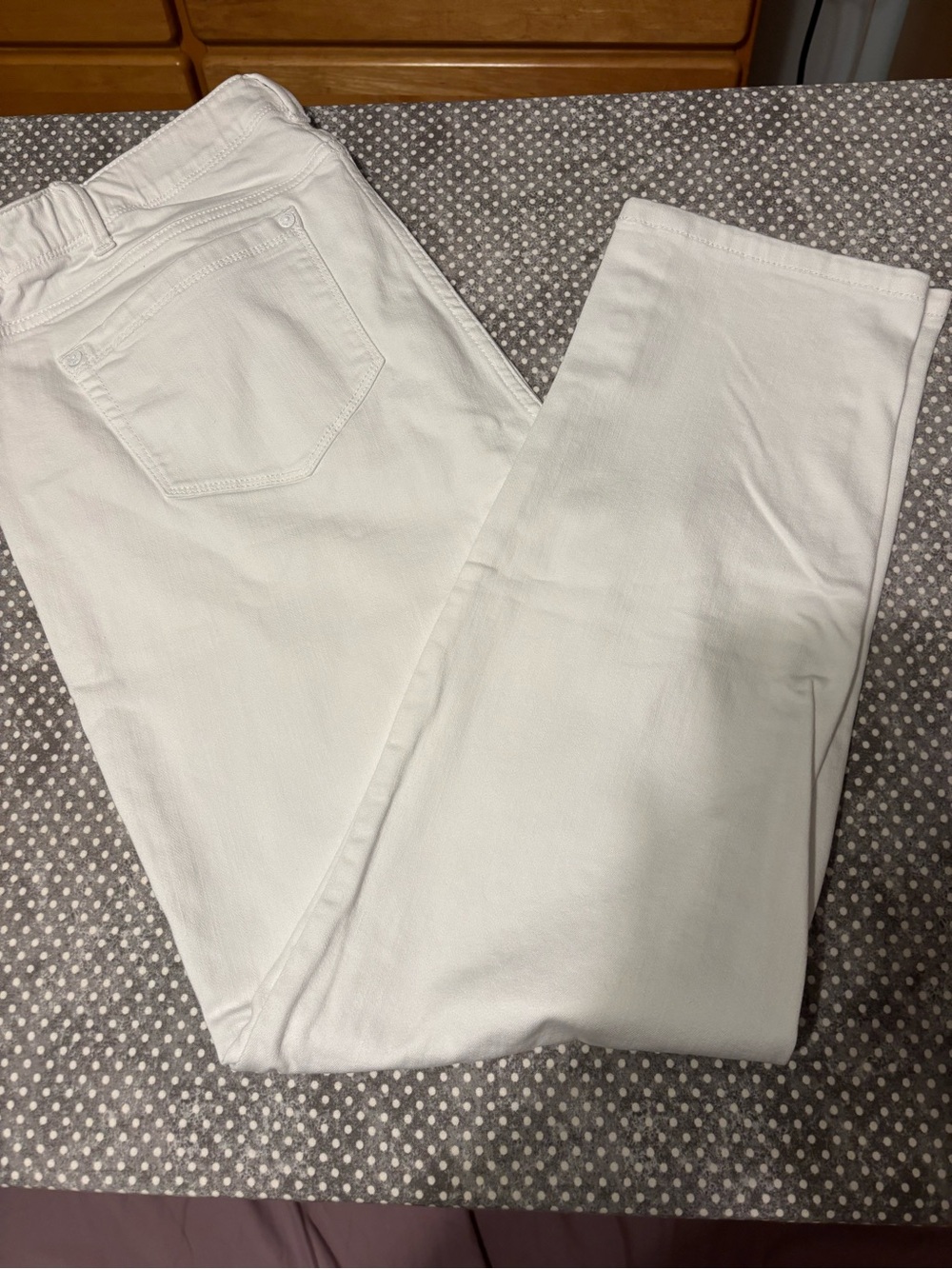 Women's White Stretch Jeans